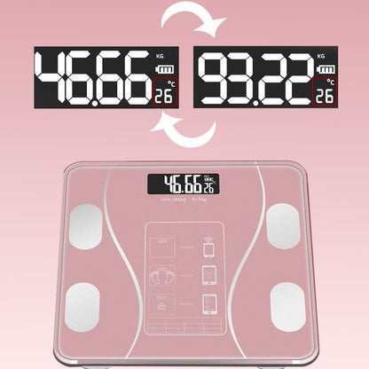 Bluetooth Smart Body Scale with Body Fat Analyzer – Tracks Weight, BMI, Muscle Mass & Hydration for Fitness Goals at Home