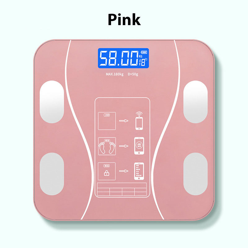 Bluetooth Smart Body Scale with Body Fat Analyzer – Tracks Weight, BMI, Muscle Mass & Hydration for Fitness Goals at Home