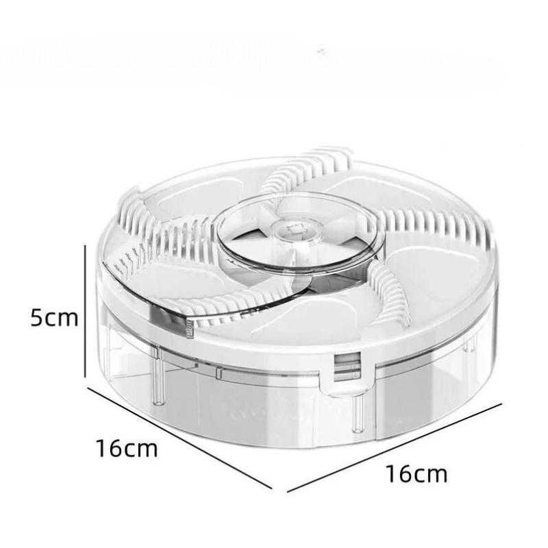 USB Rotating Fly Trap for Kitchen & Home – Whisper-Quiet Chemical-Free Insect Catcher for Dining Rooms Offices Living Spaces