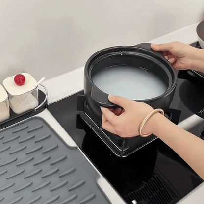 Silicool Dish Drying Mat - Heat-Resistant Silicone, Non-Slip Design
