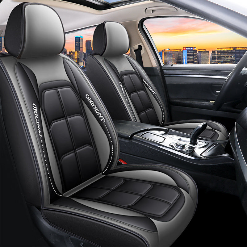 Front Seat Covers – Premium Faux Leather Protection for Cars & SUVs, Fast Install, Stain & Wear Defense