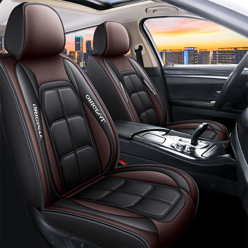 Front Seat Covers – Premium Faux Leather Protection for Cars & SUVs, Fast Install, Stain & Wear Defense