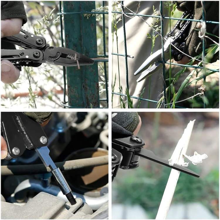 All-in-One Wire Stripper & Crimping Pliers – 24-Function Multi-Tool for Electrical Work, Home Repair & Fieldwork