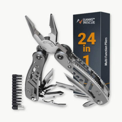 All-in-One Wire Stripper & Crimping Pliers – 24-Function Multi-Tool for Electrical Work, Home Repair & Fieldwork