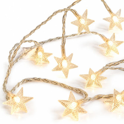 Guirlande lumineuse à piles pour chambre d'enfant, éclairage LED décoratif blanc chaud, décoration murale pour chambre, salle de jeux ou chambre de bébé