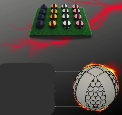 Jeu de cible de golf portable avec balles auto-agrippantes pour entraînement dans le jardin et compétition en famille en intérieur comme en extérieur