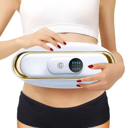 Electric Abdominal Toning Belt with Vibration Therapy – Rechargeable Waist Wrap for Core Sculpting & Comfort at Home or Work
