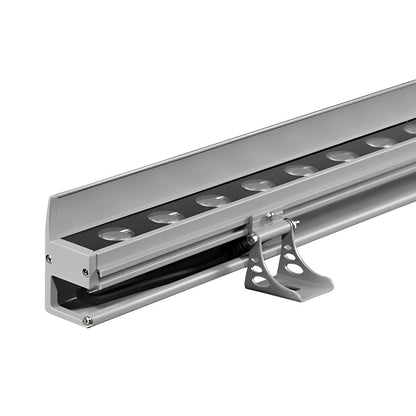 Weatherproof Aluminum Landscape Wall Sconce 20W Gray LED Outdoor Light for Patios Gardens Facades Exterior Pathway Security Accent Lighting