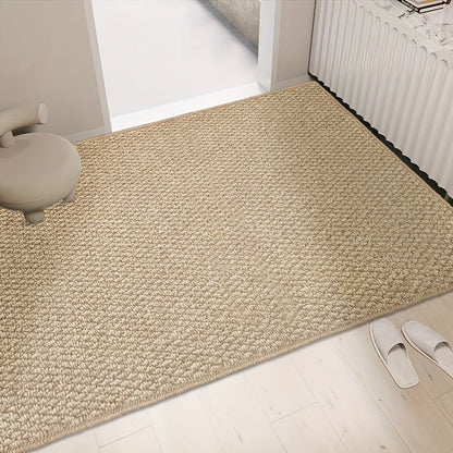 Indoor Outdoor Entry Mat with Rubber Backing | Non-Slip Floor Runner for Entryway, Hallway, Kitchen | Machine Washable Moisture Barrier