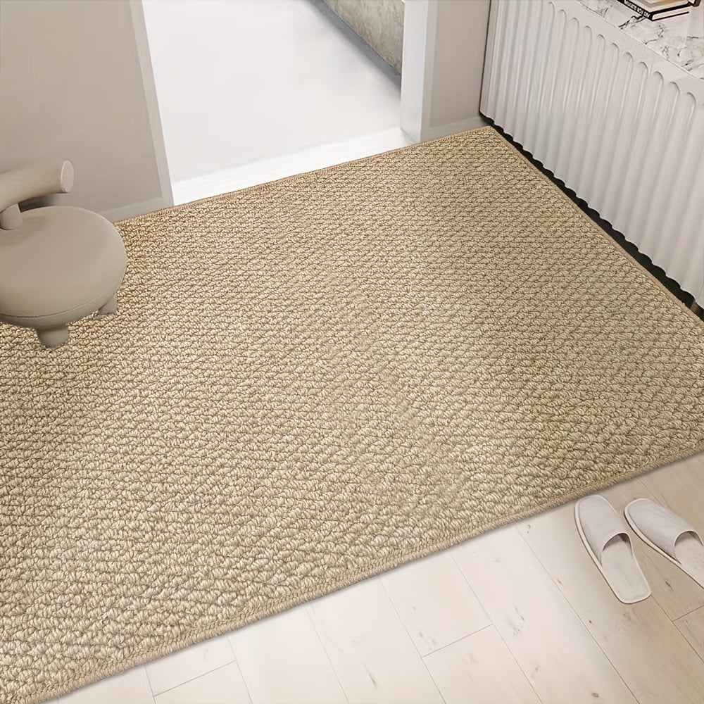 Indoor Outdoor Entry Mat with Rubber Backing | Non-Slip Floor Runner for Entryway, Hallway, Kitchen | Machine Washable Moisture Barrier