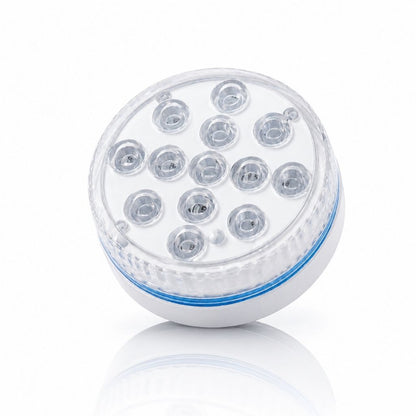 Waterproof LED Pool Light RF Remote 16 Colors Accent Lighting for Swimming Pools Hot Tubs Ponds Fountains Battery Powered Underwater