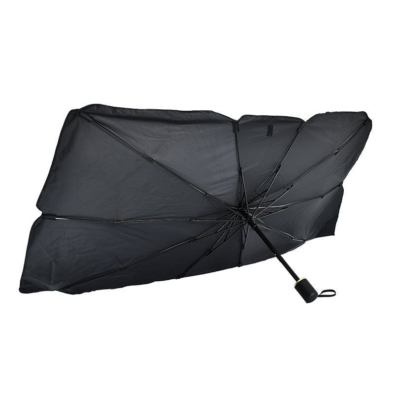 Automotive Windshield Parasol for Interior Temperature Control & Dashboard Protection in Sedans, SUVs, Trucks | Foldable Reflective Car Shad