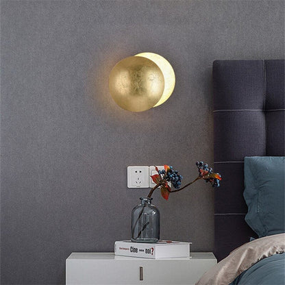 Crescent Moon Wall Sconce – Ambient LED Light Fixture for Living Room, Bedroom & Hallway – Modern Minimalist Design with Soft Warm Glow