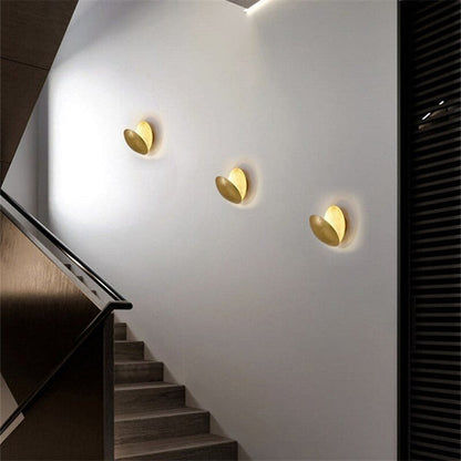 Crescent Moon Wall Sconce – Ambient LED Light Fixture for Living Room, Bedroom & Hallway – Modern Minimalist Design with Soft Warm Glow