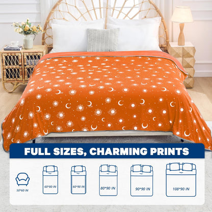 Confort douillet | Couverture rafraîchissante en tissu double face | Couverture d'été légère pour les dormeurs ayant chaud et les voyages