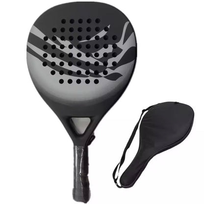 Carbon Fiber Padel Racket – Lightweight 12.9 oz with EVA Foam Core & Ergonomic Grip for New Players