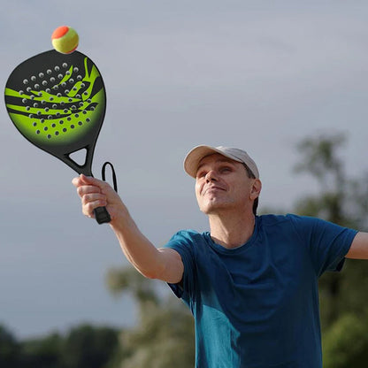Carbon Fiber Padel Racket for Beginners – EVA Foam Core, Lightweight 13 oz Design, Non-Slip Handle for Easy Control & Comfort