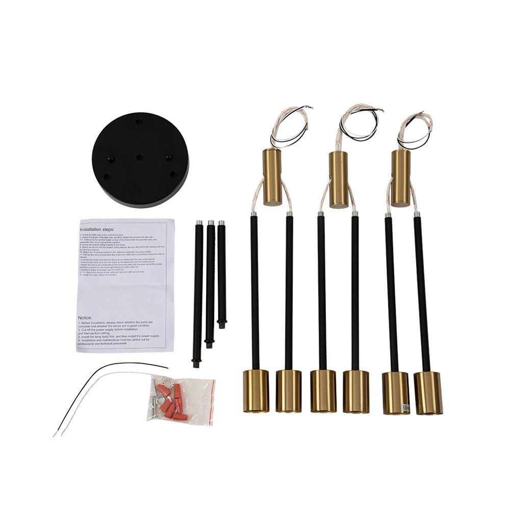 Plafonnier semi-encastré style Spoutnik à bras ajustables en métal noir – Luminaire d'ambiance moderne pour salons, salles à manger, cham