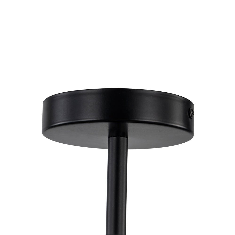Plafonnier tambour scintillant, luminaire encastré rond en cristal de 20 po, intensité réglable, 6 lumières pour chambre à coucher et salon