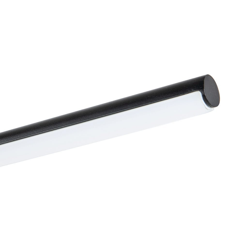 Linear LED Flush Mount Ceiling Light 24 in Metal Strip Fixture Cool White 6000K for Kitchen Office Bathroom Modern Task Lighting