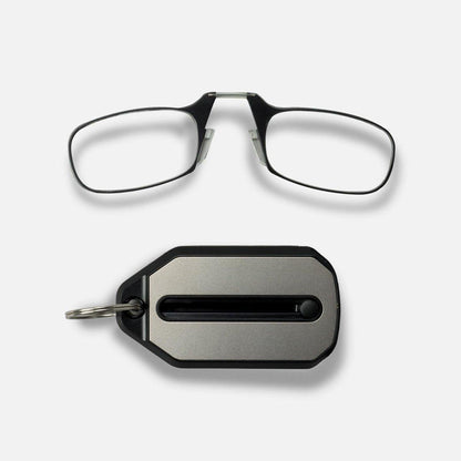 Keychain Reading Glasses – Compact Folding Readers with Clip Attachment for Purse, Keys & On-The-Go Vision