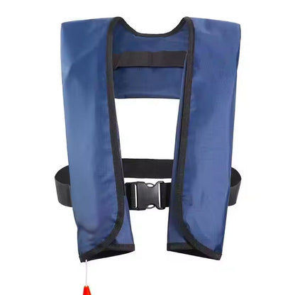 Auto-Inflate Life Vest – 150N Buoyancy, 3-5 Second Deployment, Adjustable Fit for Adults up to 330 lbs, SOLAS Reflective Strips, Neoprene
