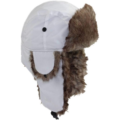 Aviator Winter Cap with Ear Flaps and Plush Lining – Windproof Cold Weather Headwear for Men & Women, Snow Sports, Hiking, Skiing