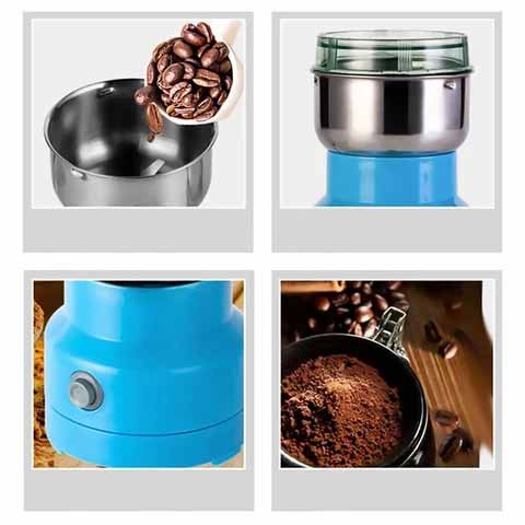 High-Speed Stainless Steel Grinder for Coffee, Herbs, Nuts & Spices