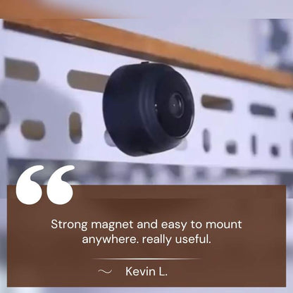 Magnetic Mini Surveillance Camera HD 1080p Wide Angle Night Vision Home Security Monitor