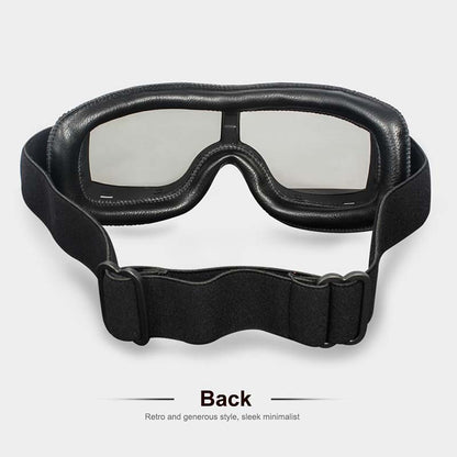 Over-Prescription-Glasses Protective Eyewear with Shatterproof Lenses & Adjustable Strap for Motorcycle Riding, Cycling, Outdoor Sports