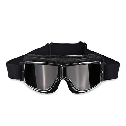 Over-Prescription-Glasses Protective Eyewear with Shatterproof Lenses & Adjustable Strap for Motorcycle Riding, Cycling, Outdoor Sports