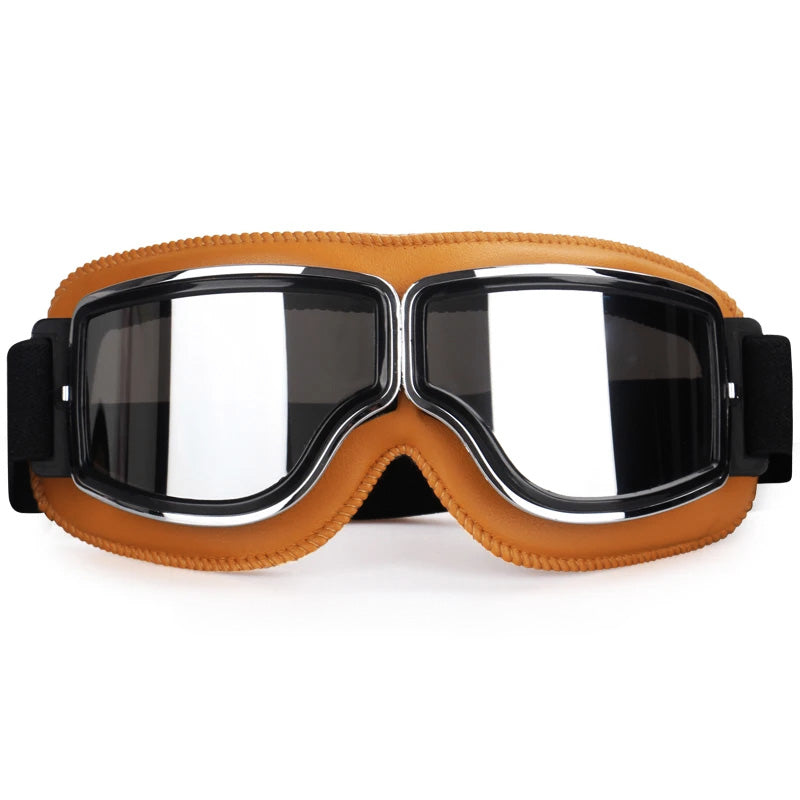 Over-Prescription-Glasses Protective Eyewear with Shatterproof Lenses & Adjustable Strap for Motorcycle Riding, Cycling, Outdoor Sports
