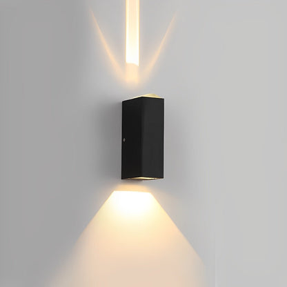 Up Down LED Wall Sconce 7 Inch Aluminum Indoor Outdoor Light for Hallways Entryways Stairs Pathways Warm White Cool White 110V Weatherproof