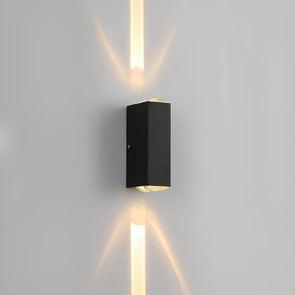 Up Down LED Wall Sconce 7 Inch Aluminum Indoor Outdoor Light for Hallways Entryways Stairs Pathways Warm White Cool White 110V Weatherproof