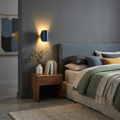 Dual-Beam Adjustable LED Wall Light – Aluminum Up-Down Sconce for Hallways & Bedrooms – Rotatable Accent Fixture for Modern Interiors