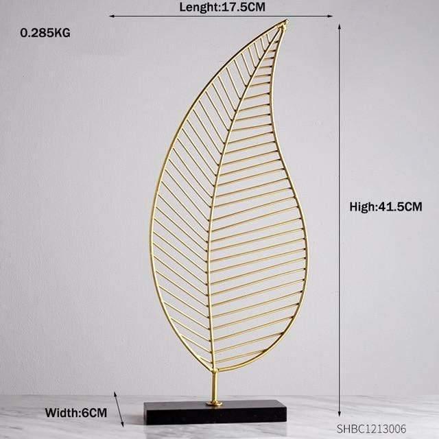Leaf Decor Sculpture Figurines