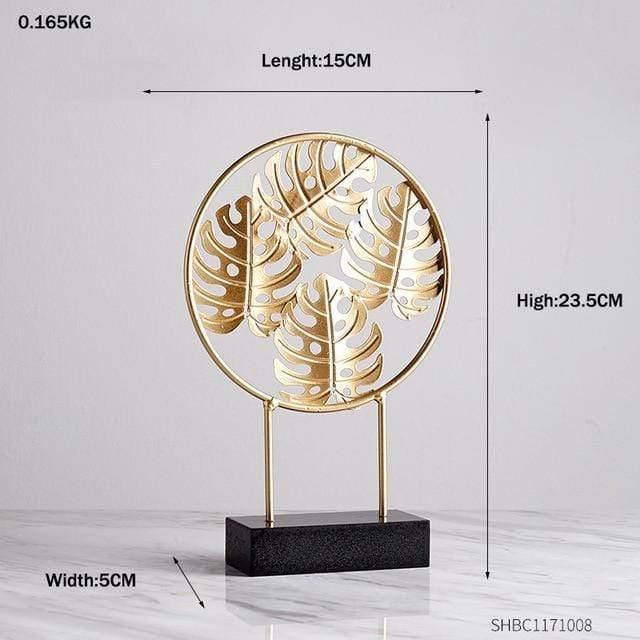 Leaf Decor Sculpture Figurines