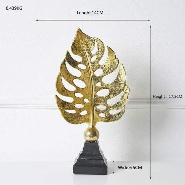 Leaf Decor Sculpture Figurines