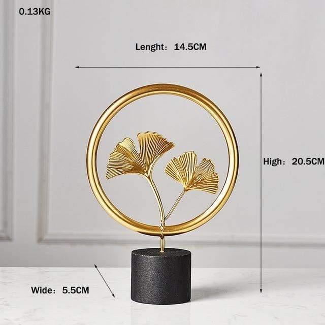 Leaf Decor Sculpture Figurines