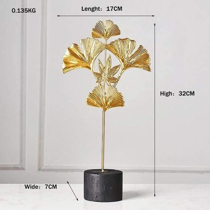 Leaf Decor Sculpture Figurines