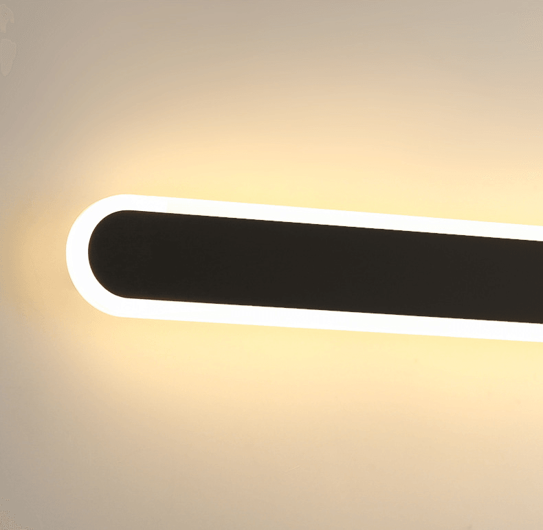 Linear LED Sconce 32-Inch Aluminum Matte Finish for Bedroom Above-Bed Lighting Contemporary Slim Profile Hardwired Fixture Ambient Wall Ligh