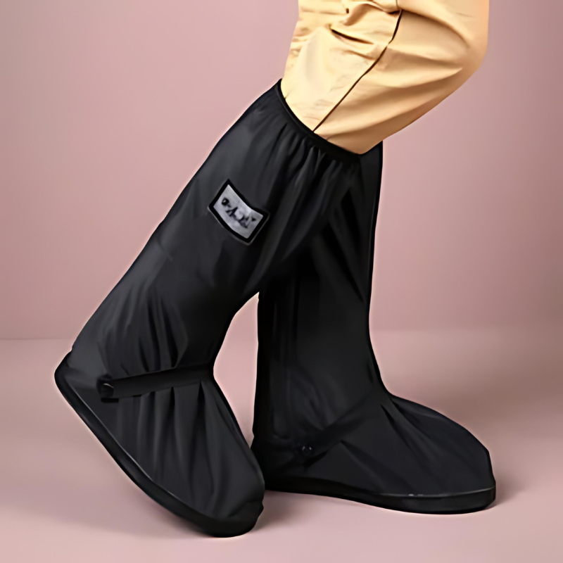 Waterproof Shoe Covers for Hiking, Rain & Mud – Slip-Resistant Outdoor Overshoes with Zipper Closure for Men & Women