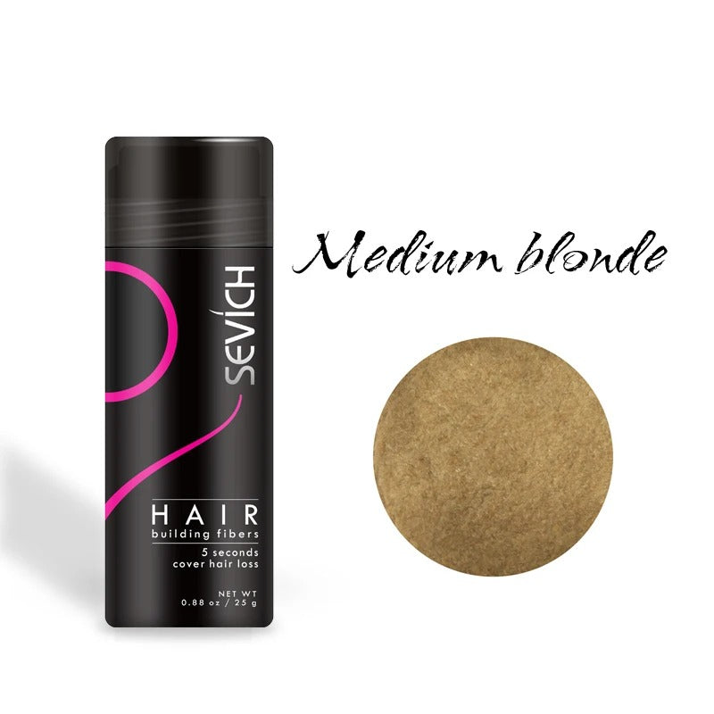 Hair Fiber Powder for Thinning Hair & Bald Spots – Instant Root Coverage & Natural Volume for Women & Men