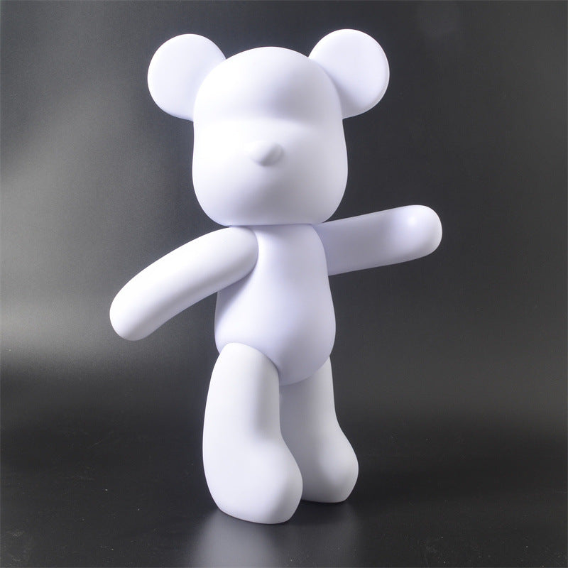 Paint-Your-Own Vinyl Bear Art Kit – Creative DIY Decor Toy for Kids & Adults – 3 Acrylic Colors Included