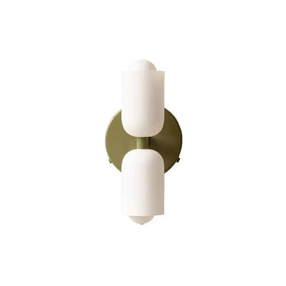 Hand-Blown Glass Wall Light Fixture Multi-Color Shade Metal Base Hardwired or Plug-In for Living Room Bedroom Hallway Modern Contemporary Ac