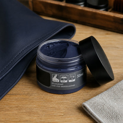 Leather Touch-Up Cream for Scuffs & Color Loss on Car Seats, Couches, Shoes, Bags – 6 Shades Available