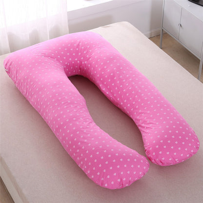 Wraparound Body Pillow for Side Sleeping – Pregnancy & Spinal Support Cushion with Machine-Washable Cotton Shell