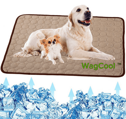 Self-Activating Pet Cooling Pad – Ice-Silk Gel Mat for Dogs & Cats, Portable Indoor/Outdoor Use, Machine Washable for Summer Heat Relief