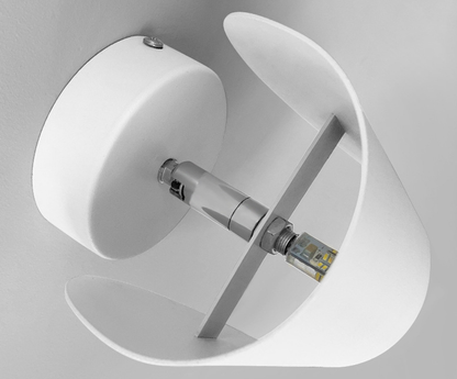 Applique murale LED à double faisceau, aluminium noir et blanc, intérieur et extérieur, 6W, 3000K, éclairage chaud, pour couloir, salon, chambre et entrée