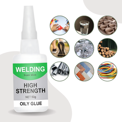 Industrial-Strength Multi-Surface Adhesive for Plastic, Ceramic, Glass & Metal | Waterproof Fast-Drying Super Glue for Household Repairs &